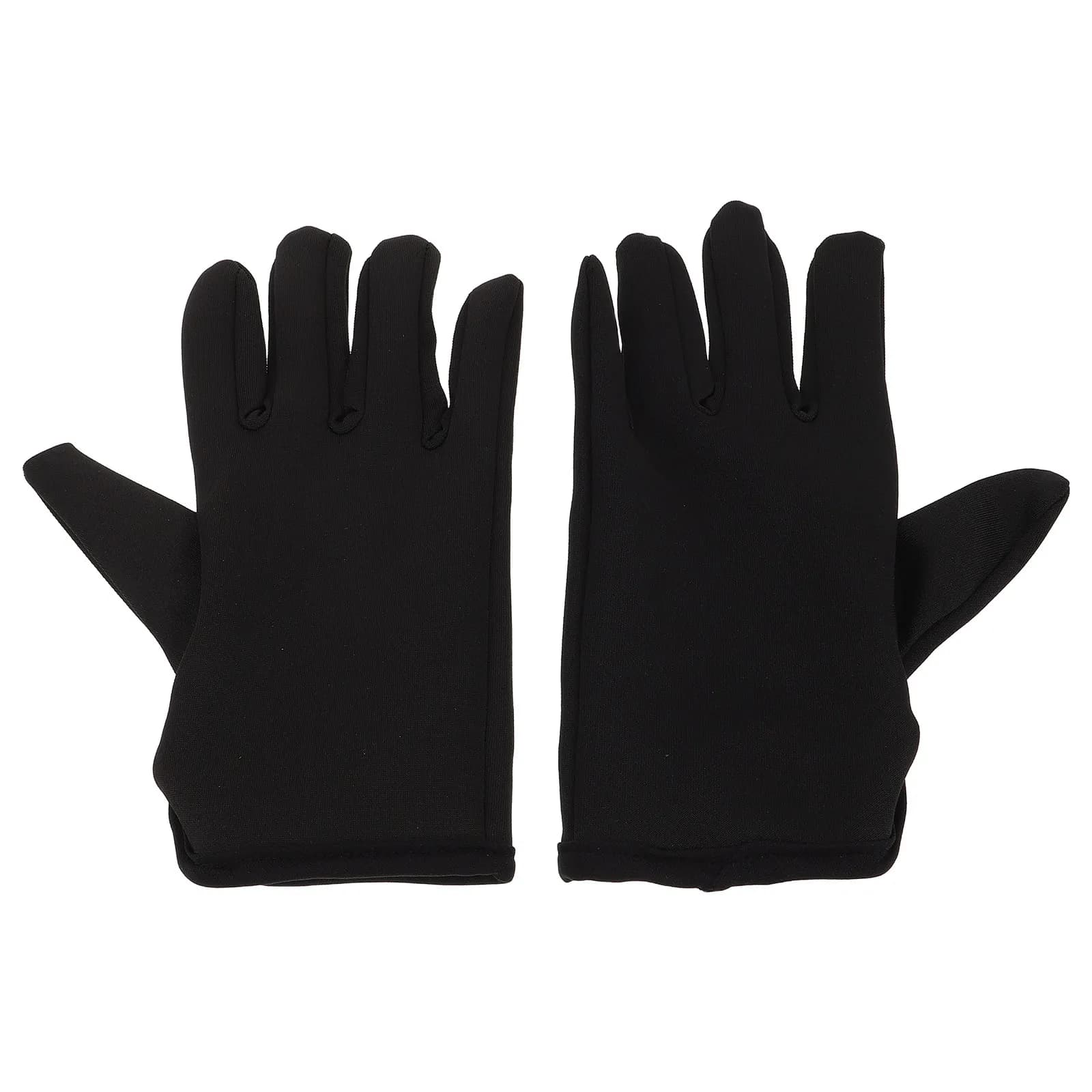 1 Paio di Guanti Protettivi Resistent al Calore per Arricciacapelli e Piastra, Design a Cinque Dita, Facili da Pulire, Reusable, per Barbieri