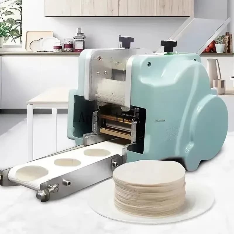 For Chapati Pasta Tortilla Papad Momo Empanada Samosa Gyoza Wonton Spring Roll Dumpling Wrapper Maker Machine