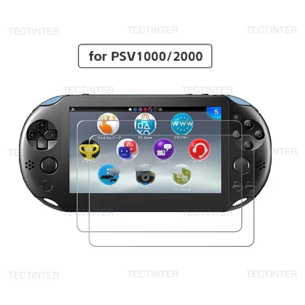 2 pezzi Premium vetro temperato per Sony PSV 2000 1000 PS Vita 2000 PS Vita1000 protezione schermo pellicola protettiva accessori di gioco