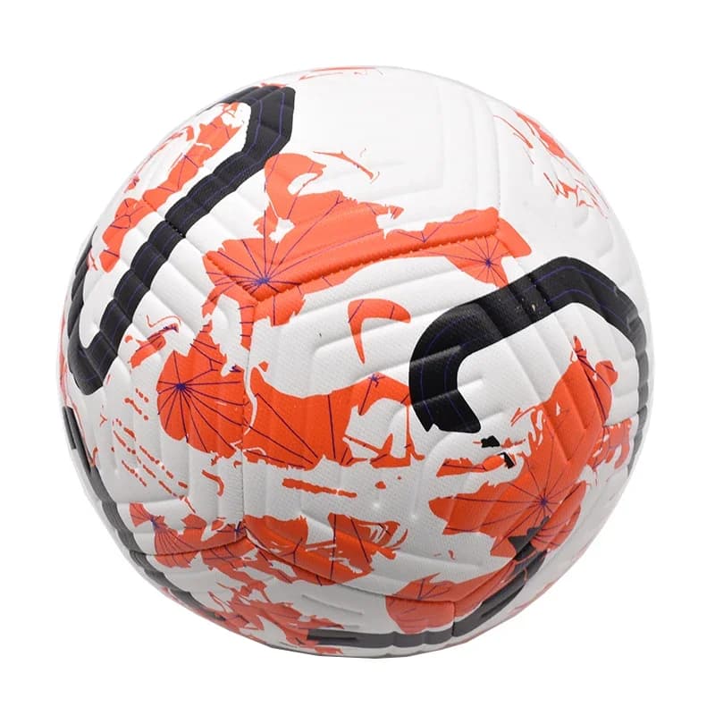 Palloni da calcio di dimensioni standard 5, cuciti a macchina, in materiale PU, per campionati sportivi, feste all'aperto, allenamento di calcio.