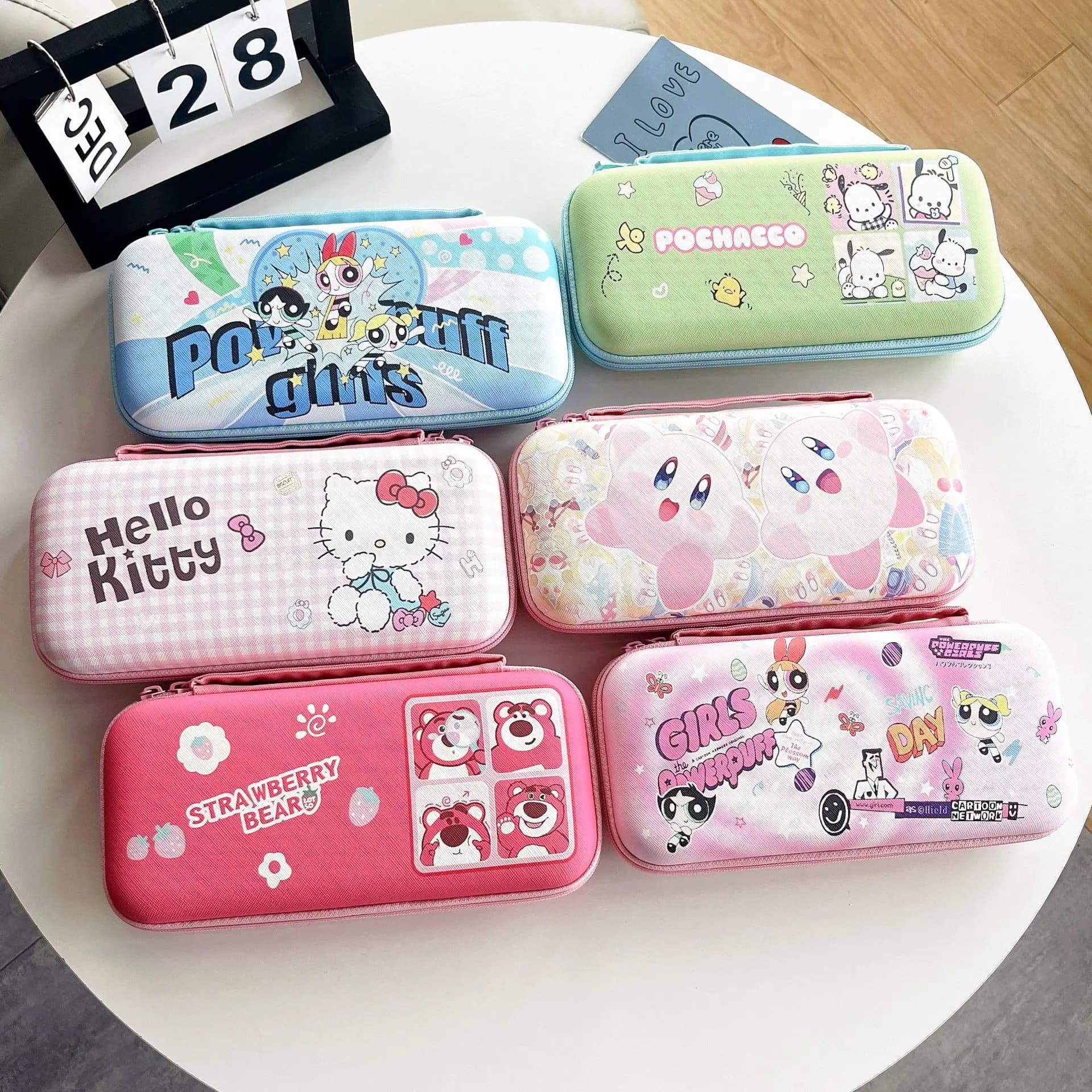 Sanrio Hello Kitty Nintendo Switch Scatola di immagazzinaggio Scatola protettiva Ns Scatola protettiva Switch Oled Scatola da gioco portatile