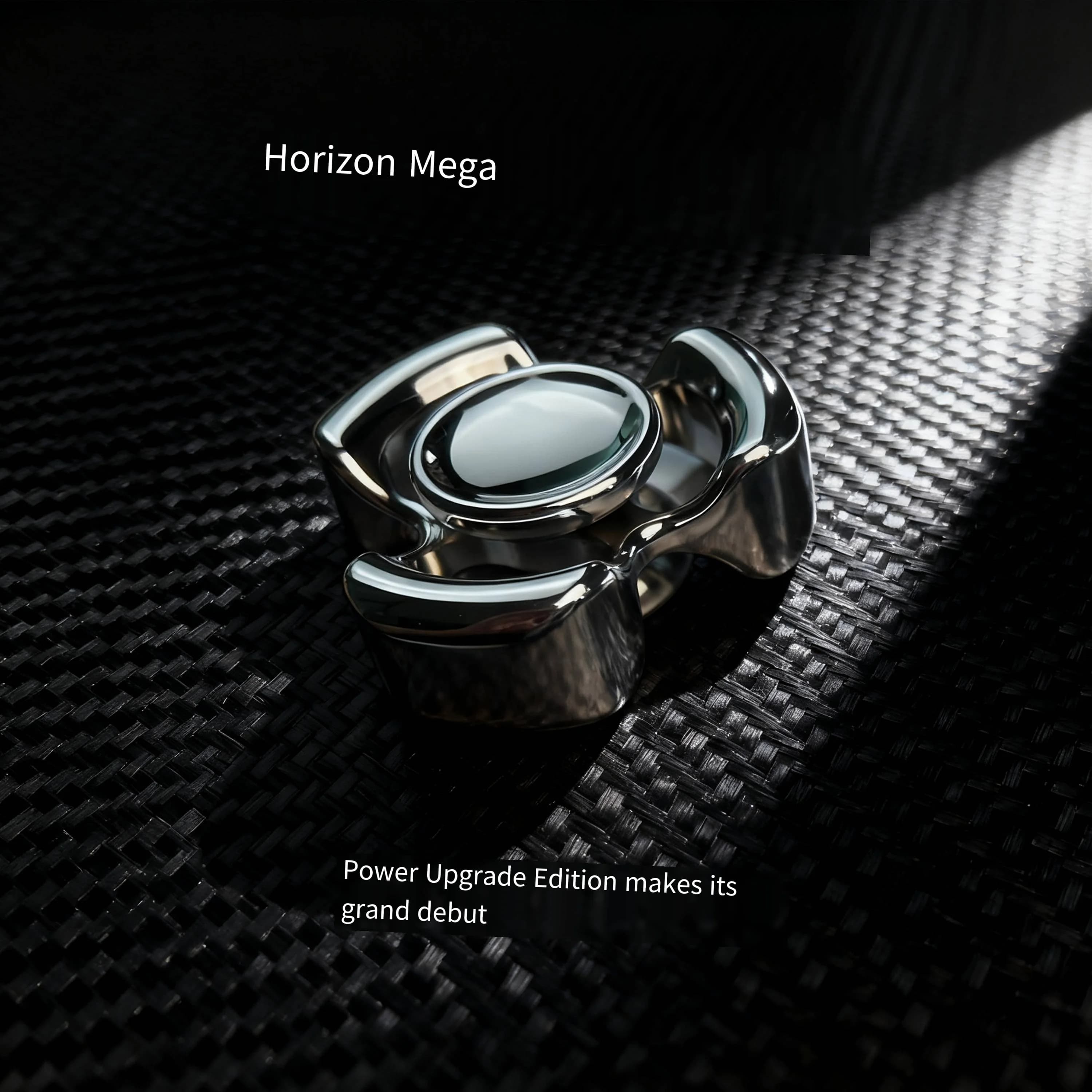 Giocattolo antistress Fidget Spinner in acciaio inossidabile 304 con sensazione a mano a tre foglie Horizon Mega Speed