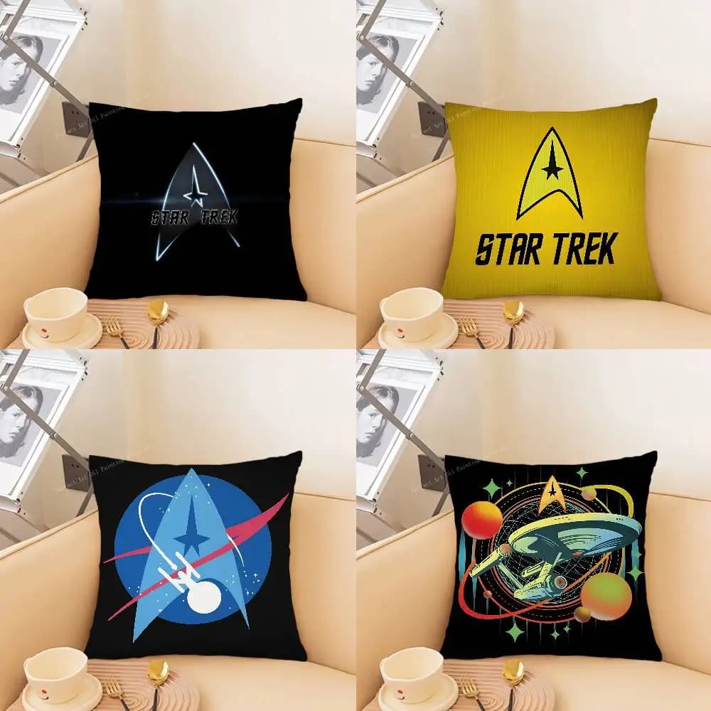 1pc S-Star Trek Spock Space Pillow Case Fashion Square Pillowcase Bedroom Sofa Room Ins Decoration Leisure