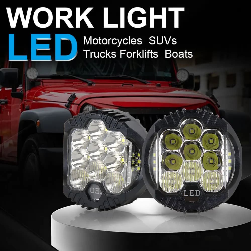 3 Inch Sports Lamps for Auxiliary Vehicle Lights Lada Offroad 4X4 Led 7 Inch Combined Driving Lamp