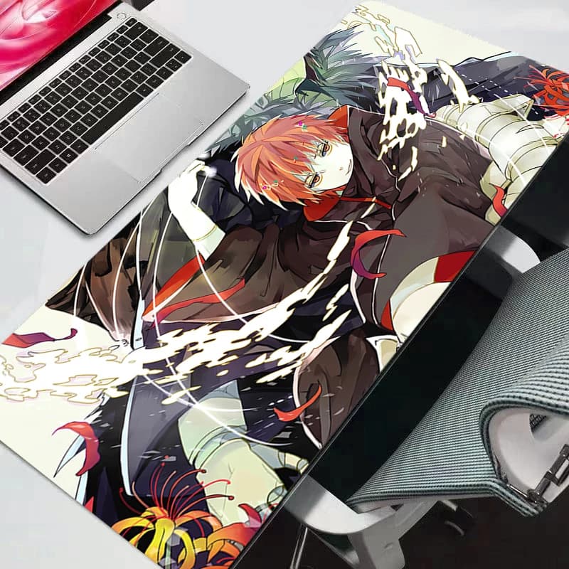 Tappetino per Mouse Naruto Grande in Gomma, Accessori per Gaming PC, Mousepad da Scrivania con Bordo Bloccato, Tappeto Durevole per Gamer, Max XXL