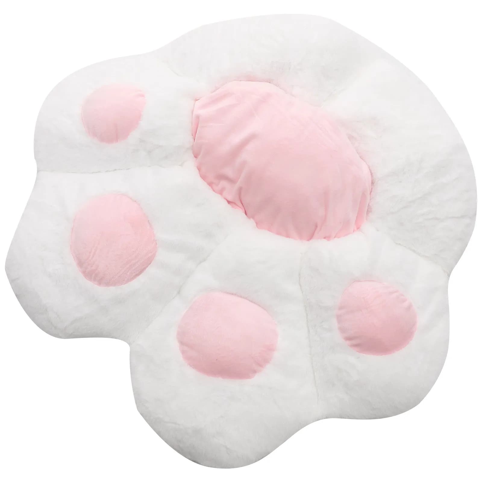 Cuscino per Sedia a Forma di Zampa di Gatto, Imbottitura in Cotone Premium, per Sedia da Gaming, Ufficio, Divano, Supporto Lombare Confortevole, Arredo Casa