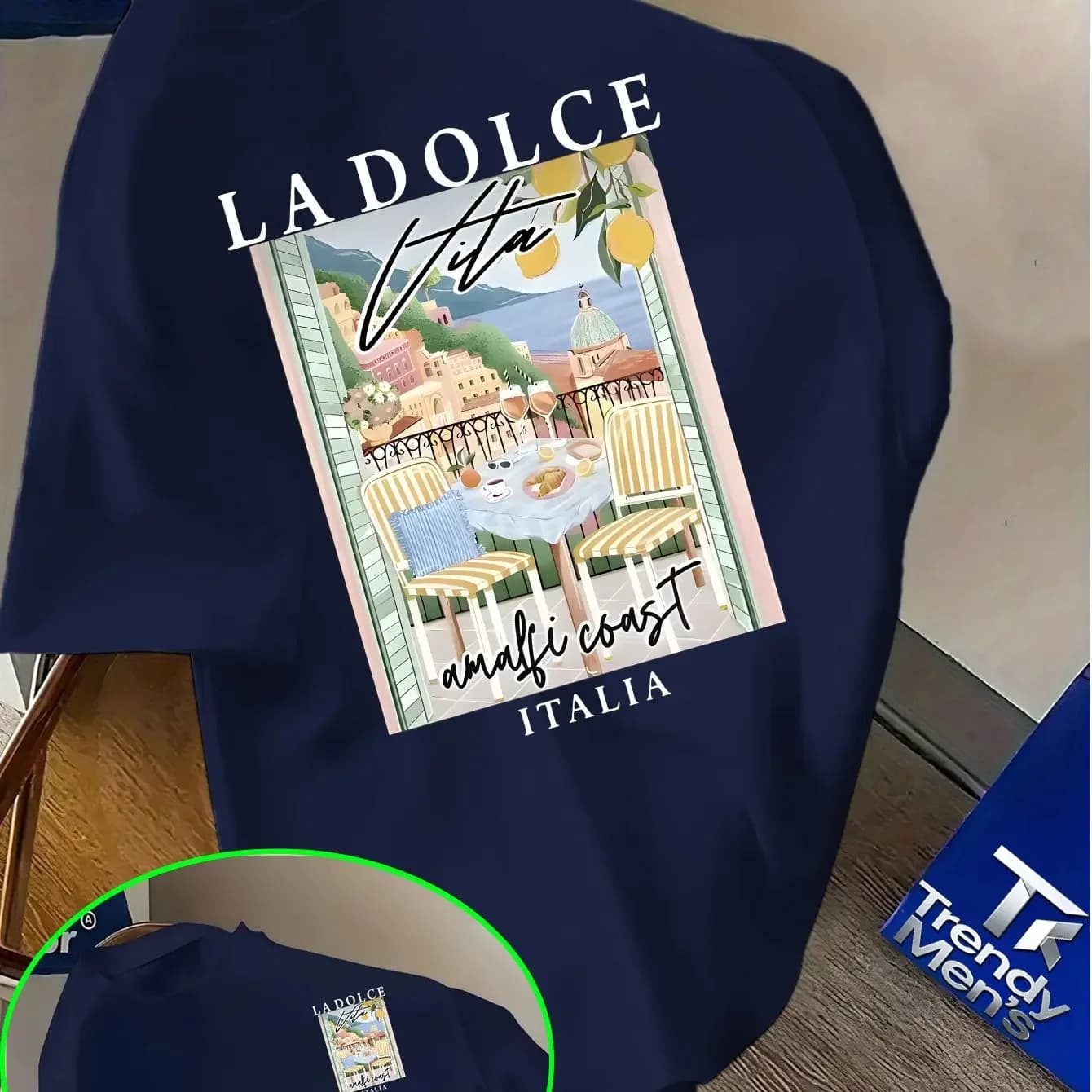 Amalfi Coast T Shirt Women Italy Travel Graphic Tee La Dolce Vita Aesthetic Vintage Summer Top