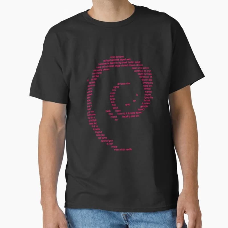 Debian - Commands Funny Linux sys admin engineer humor gift T-shirt for developer software programmer Large size Tops