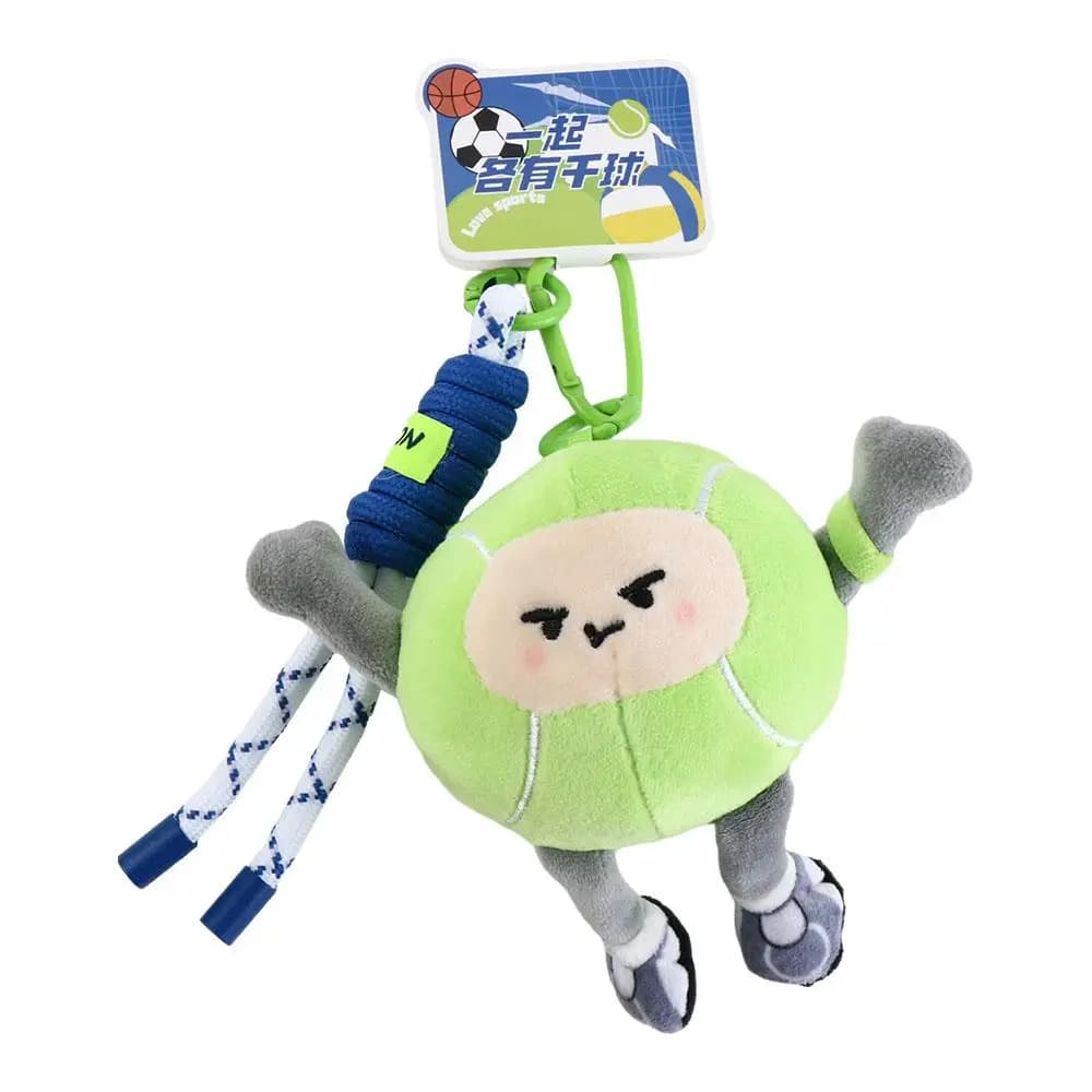 Basketball Shape Keychain, Baseball, Padded Volleyball, Peloso Cartoon Pendant, Football Keyring Ring for Girls and Women
