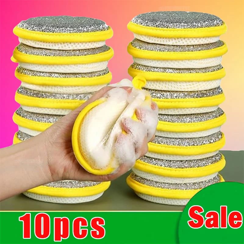 5/10/20 pieces double side sponge to wash brush dishes to wash sponges pan dishes to wash dishes cleaning kitchen utensils