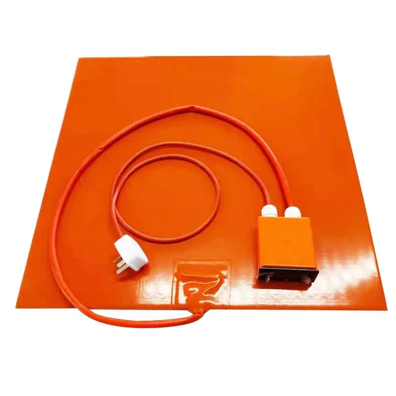 220 Volt Silicone Rubber Heater Heated Blanket 2000 Watt Temperature Control Belt with Resistance Heater, Controller