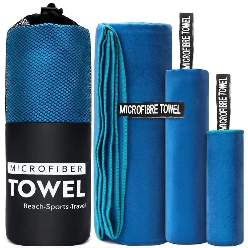 Asciugamano ad asciugatura rapida 80x160 cm in microfibra per viaggi, sport, spiaggia, corsa, nuoto, escursionismo, palestra, yoga, golf