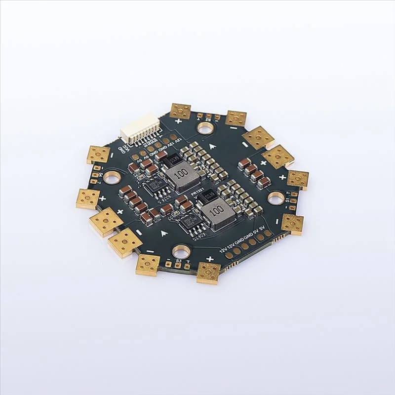 Ingenioso-Per Foxeer PDB400 8S 400A PDB Doppio Pad Batteria 12 Mozzi Per RC Multirotore Aereo Elicottero FPV Drone A Lungo Raggio