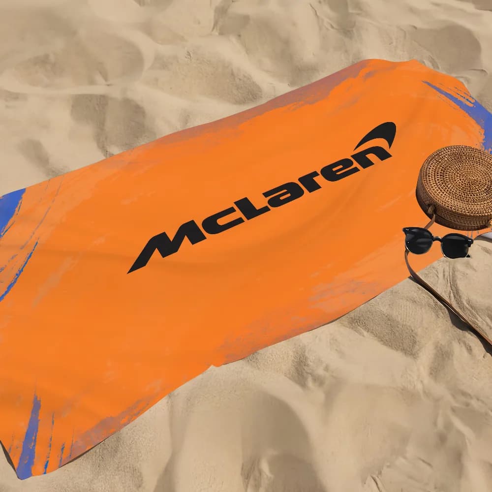 Race M-McLaren-S Cars Logo Asciugamano Morbido Piscina Regalo per Viaggi Palestra Doccia Campeggio Sport ad Asciugatura Rapida Grande Telo Mare