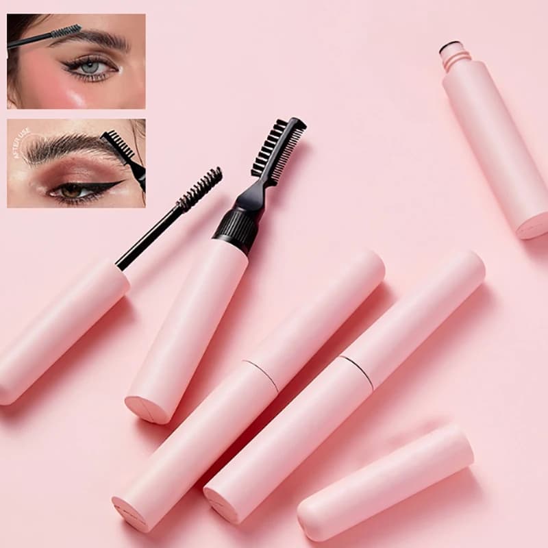 Empty 10ml Mascara bottle with Double Head, Fa-da-Te Refillable Container for Eyebrow Gel, Cosmetics Pack for Expansion Eyelashes