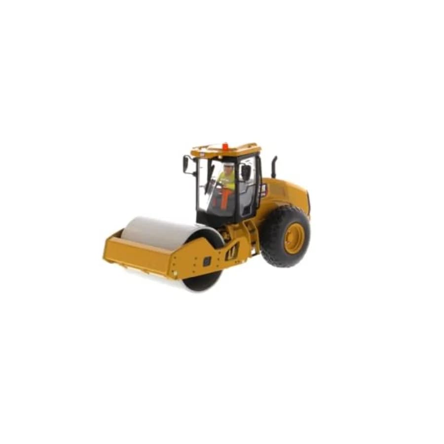 Modellino in Scala 1:50 Caterpillar CS11 GC Compattatore di Terreno Serie High Line, Attrezzatura da Costruzione Cat Trucks, Collezione 85589