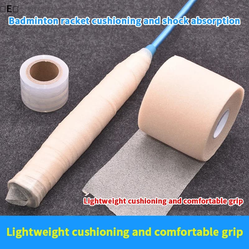 ▷Overgrip in soft PU sponge for tennis and badminton racks, cushioning membrane for the handle, adhesive band for grip, high elasticity