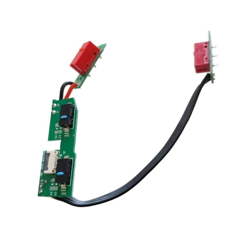 652F Mouse Scheda Madre Tasti Laterali Scheda Pulsanti Pulsante Micro Interruttore Gruppo Rullo per Parti Riparazione Mouse