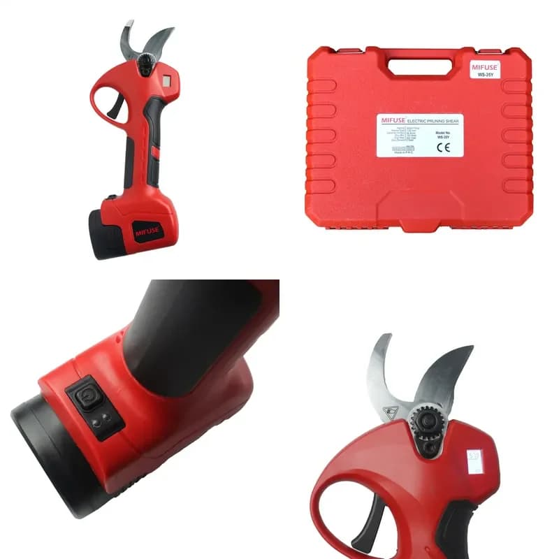 Electric Pruning Shears Professional Professional Best Electric Pruning Scissors 2 Batteries 35mm Electric Pruning Shears