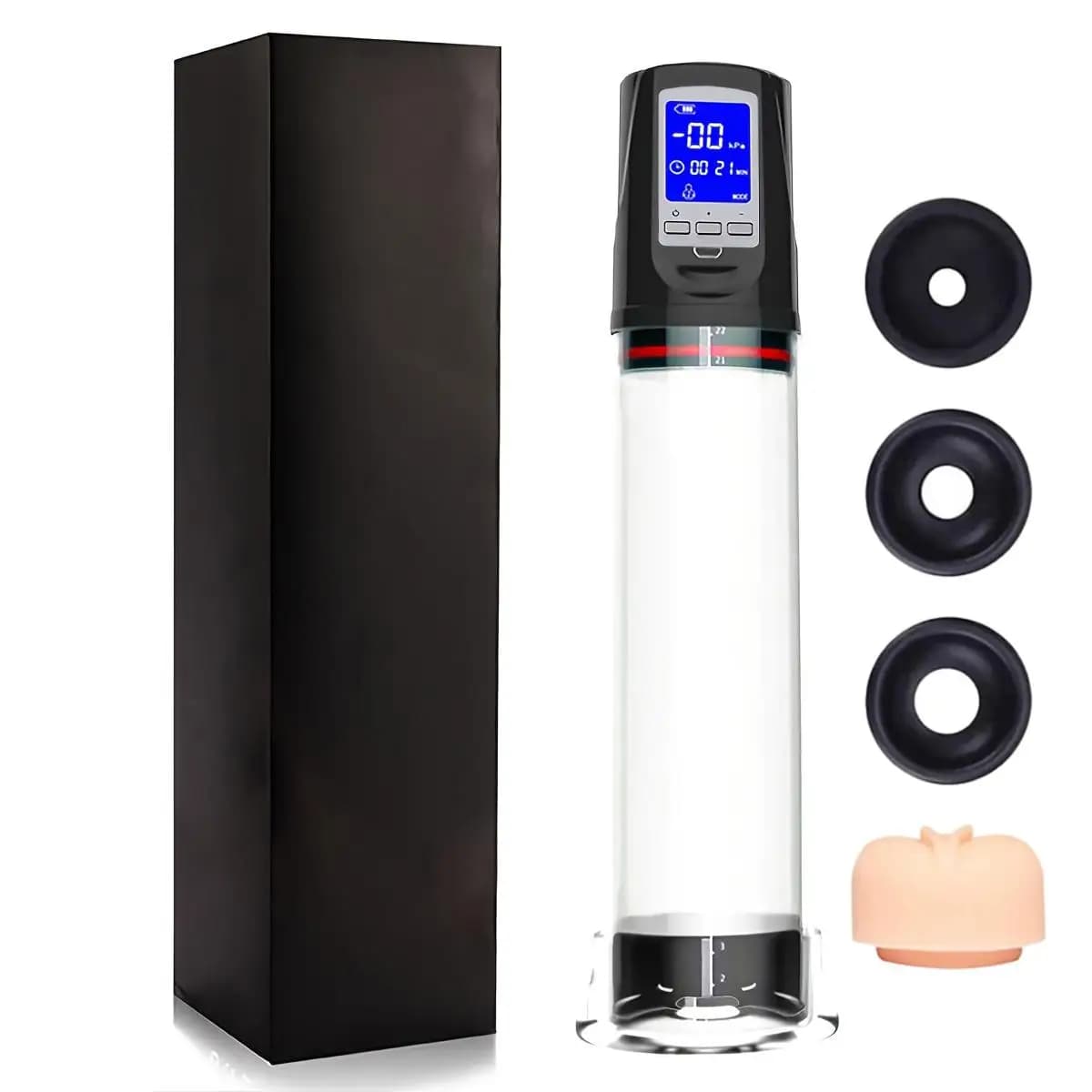 Adjustable Male Electric Vacuum Pump Masturbator Growth Strong Suction ED Support Underwear Sex Powerful Training Tool 18+