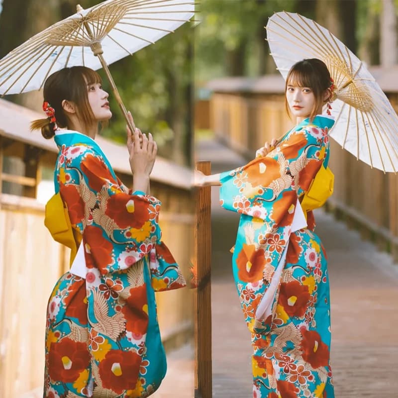 Kimono giapponese 2024 nuovo Design tradizionale abbigliamento orientale accappatoio Sauna Hotspring Anime Cosplay photogriing viaggiare