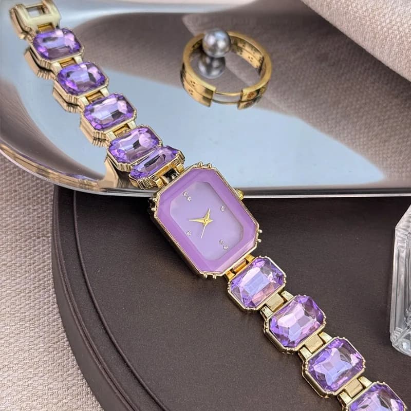 Famous Brand Women's Watches Luxury Wrist Watch With Rhinestone Strap Quartz Watches Fashion Women's Gift Wrist Watch Dropshipping
