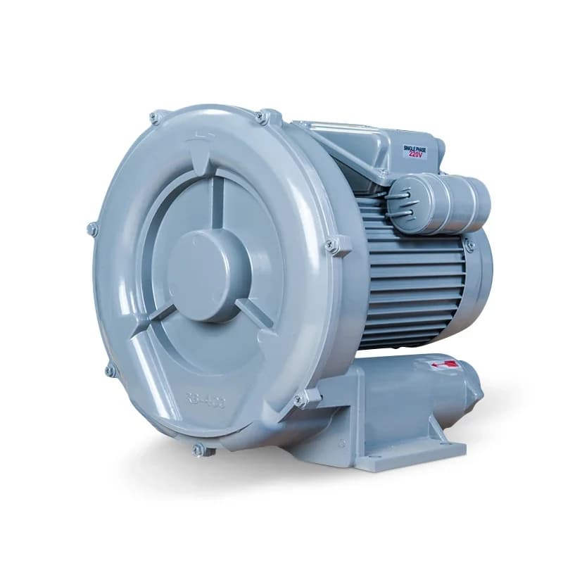 Soffiatore Turbo Elettrico Monofase Senza Olio da 0,2 kW per Pannelli Solari e Industria Fotovoltaica
