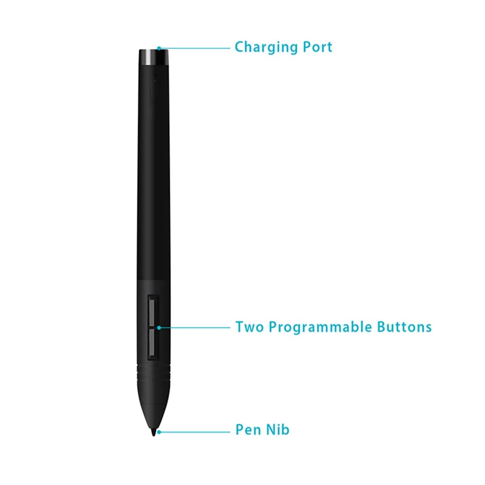 PEN80 Penna digitale ricaricabile Stilo per tavolette grafiche professionali Huion 420/H420/H610 GAOMON S56K/M106K/1060PRO