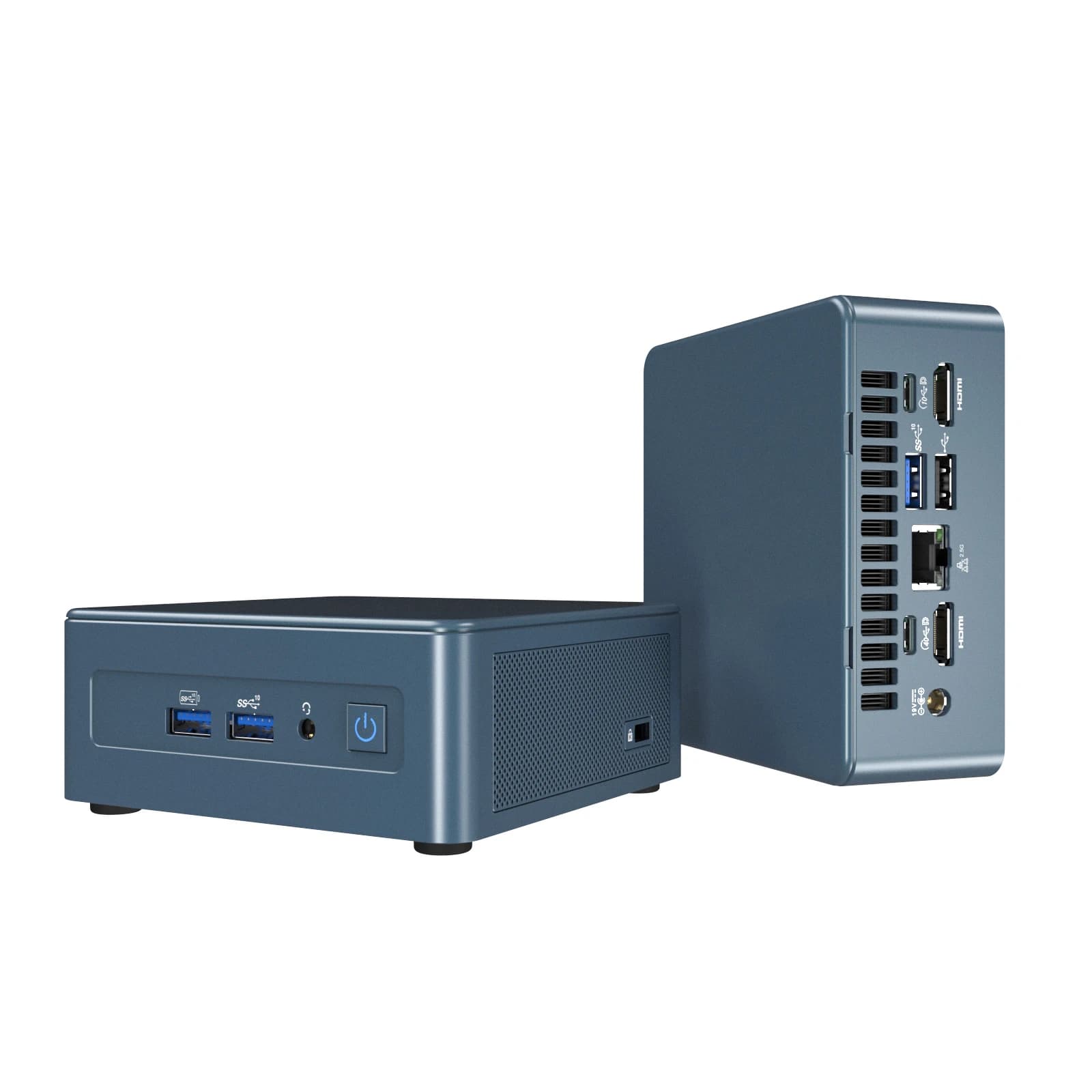 Leaderhub LP5C Mini PC: Collegabile a Tastiera, Mouse, Proiettore e Altoparlante per il 99% del Lavoro Quotidiano