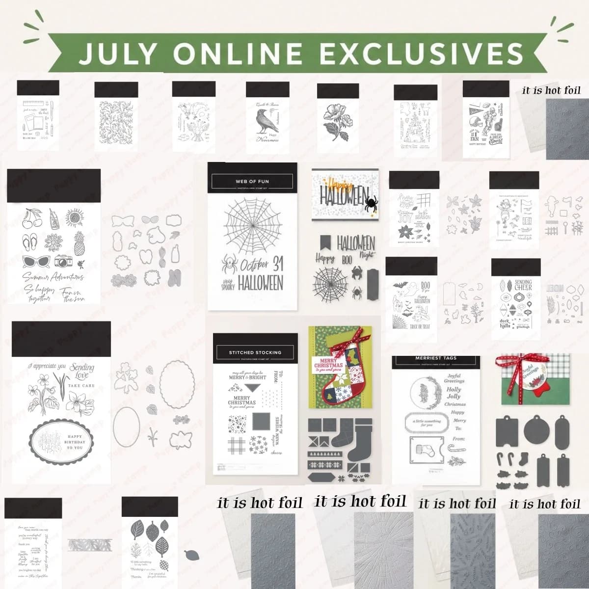 Nuovi Stampi Trasparenti Festivi e Fustelle per Scrapbooking, Carte e Lavori Artigianali, con Lamina a Caldo, per Natale, Halloween, Compleanno - Luglio 2026