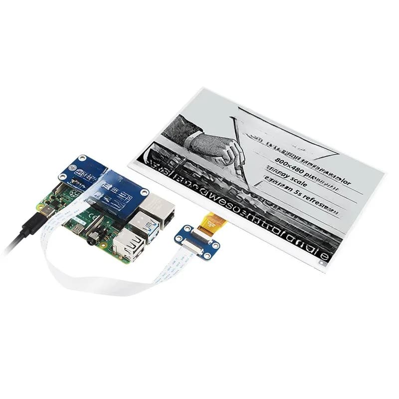 7.5 Ink Naked Screen / Module/ Interface SPI Shell Compatible with Arduino Raspberry Pi
