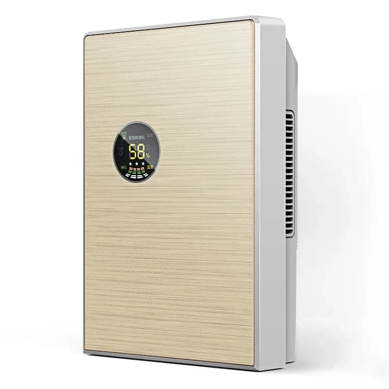 Deumidificatore d'aria DS02, deumidificatore elettrico con serbatoio da 2,2 litri, deumidificatore silenzioso per uso domestico, mini asciugatore per camera da letto e cantina