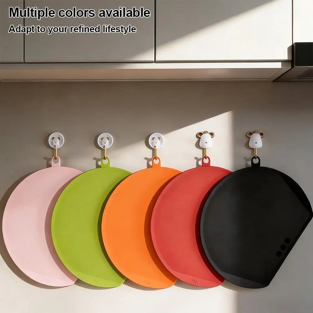 Solid TPU Cutting Boards Flexible Double-sided Chopping Board Mold-proof Non-Slip Cutting Mat Food Prep
