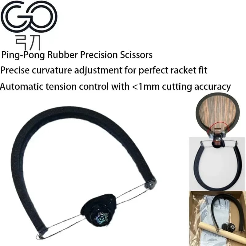 Forbici speciali per coltello da bowwknife per taglierina manuale in gomma da ping pong per macchina da taglio per gomma con rullo per lama da ping pong