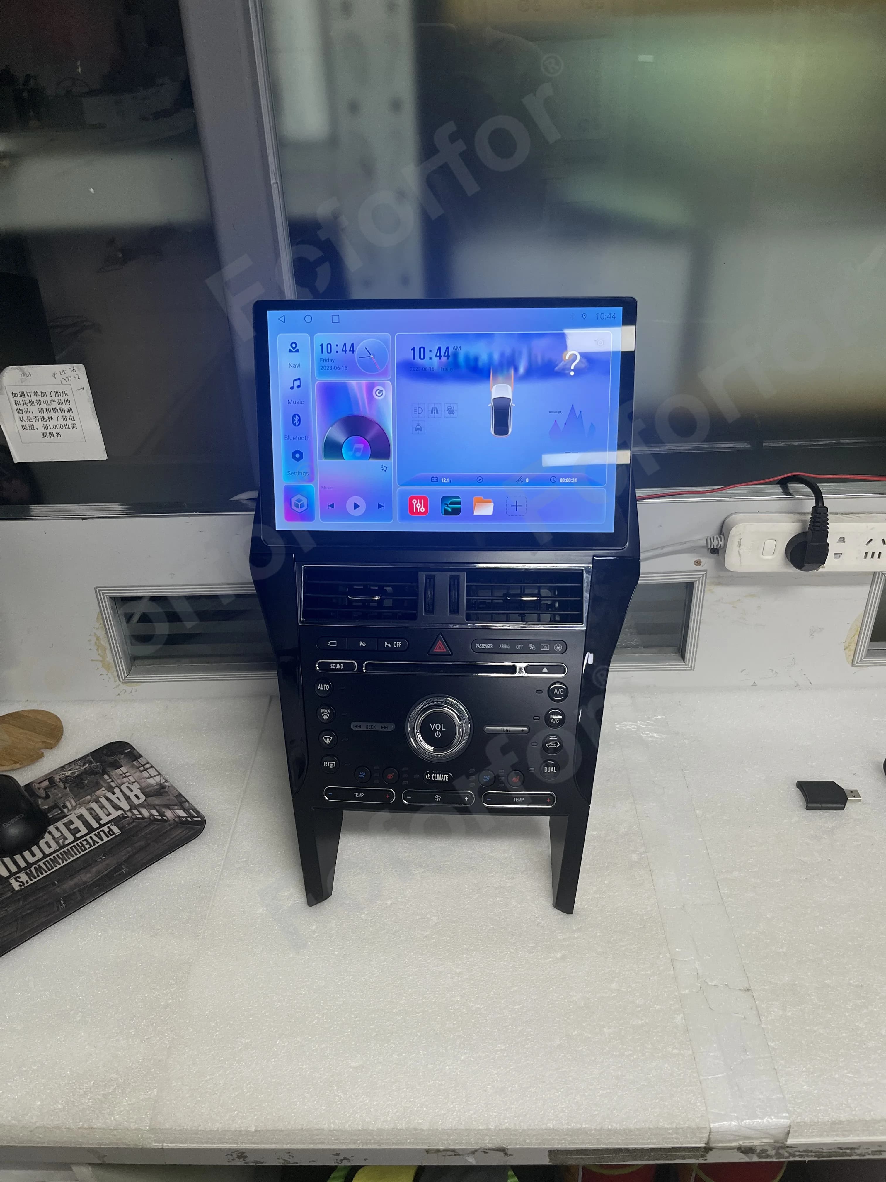 13.3 ''Android Vertical Screen Car per Ford Explorer 2011-2019 Dashboard GPS Navigation Head Unit lettore multimediale Auto Radio