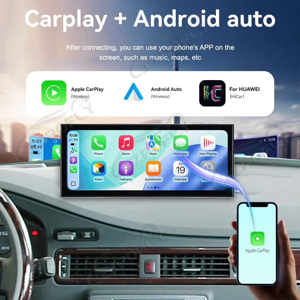 Carplay Car Radio 15.8" Touch Screen For Volvo S80 2006-2012 Android15 GPS Navigation Multimedia Player Head Unit