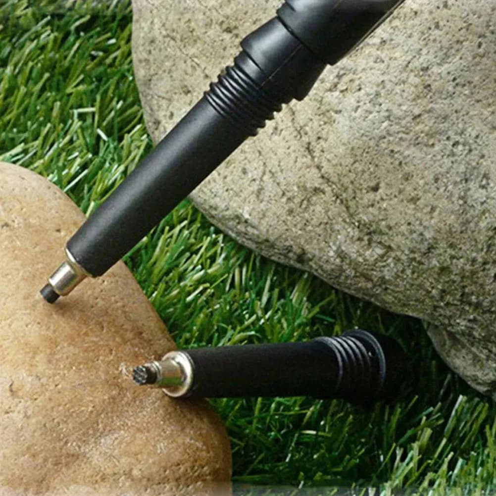 4 High Strength Tungsten Steel Trekking Sticks, Compact and Lightweight, for Rock Anchor, Hiking and Walking