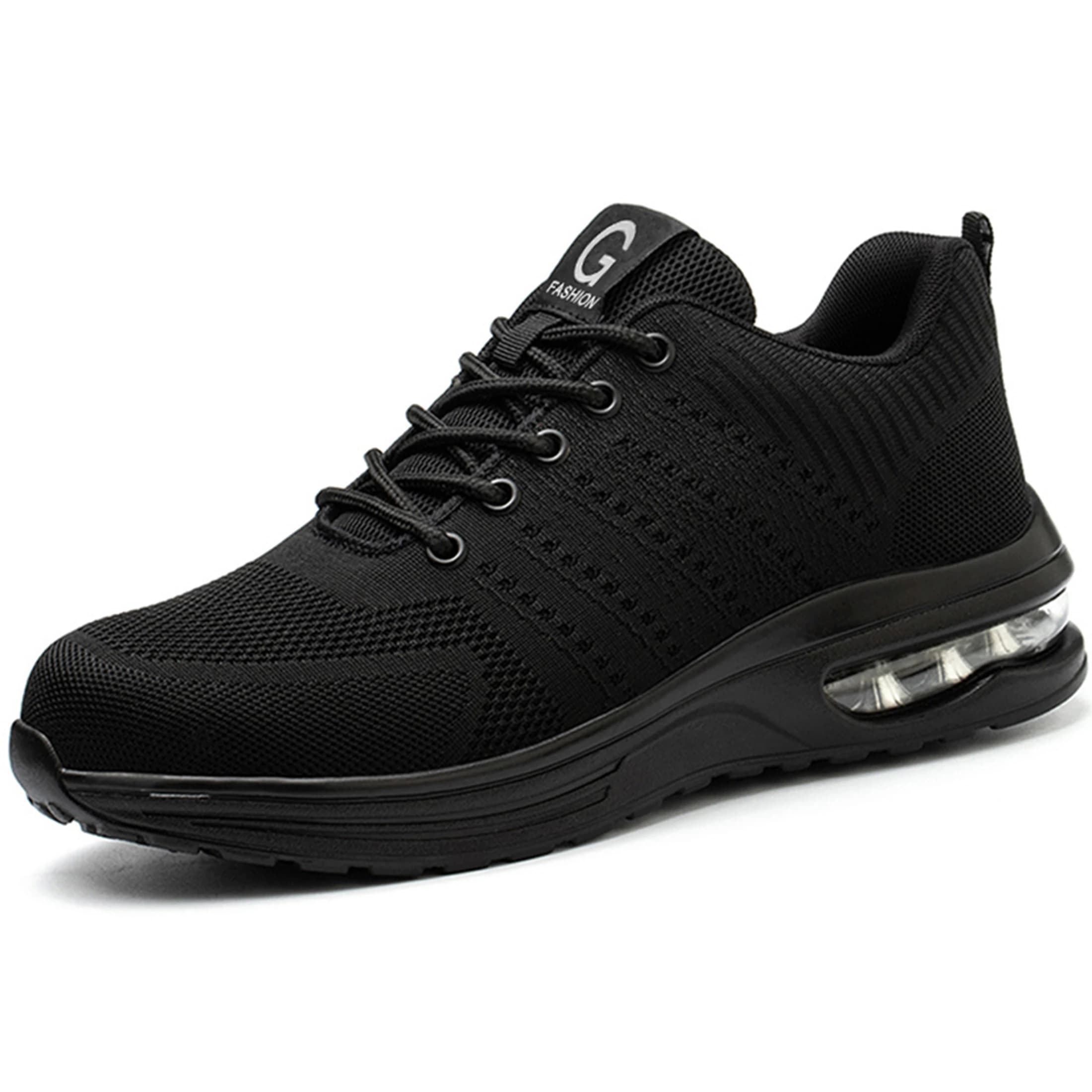 Men's Safety Shoes Men's Anti Impact Anti Piercing Work Boots Indestructible Fashion Comfort Sneakers For Outdoor Factory Men