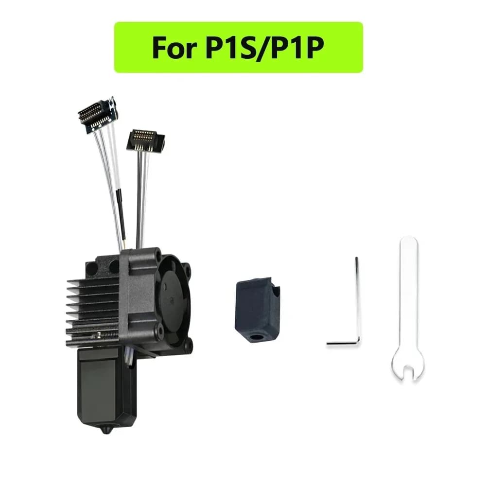 Assemblaggio Hotend 2.0 con Ventola Migliorata per Bambu Lab X1 X1C P1P P1S, Ricambio Completo Hot End con Ugello per Stampanti 3D X1 Carbon
