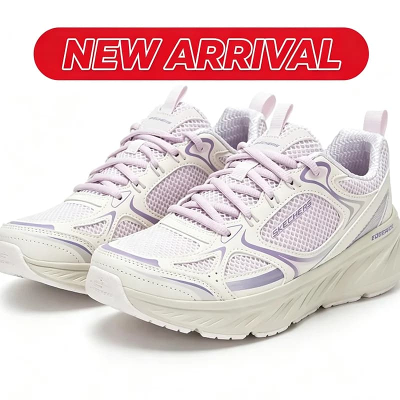 Skechers Women Running Shoes 150499-LAV Breathable Cushioned Mesh Sports Walking Sneakers