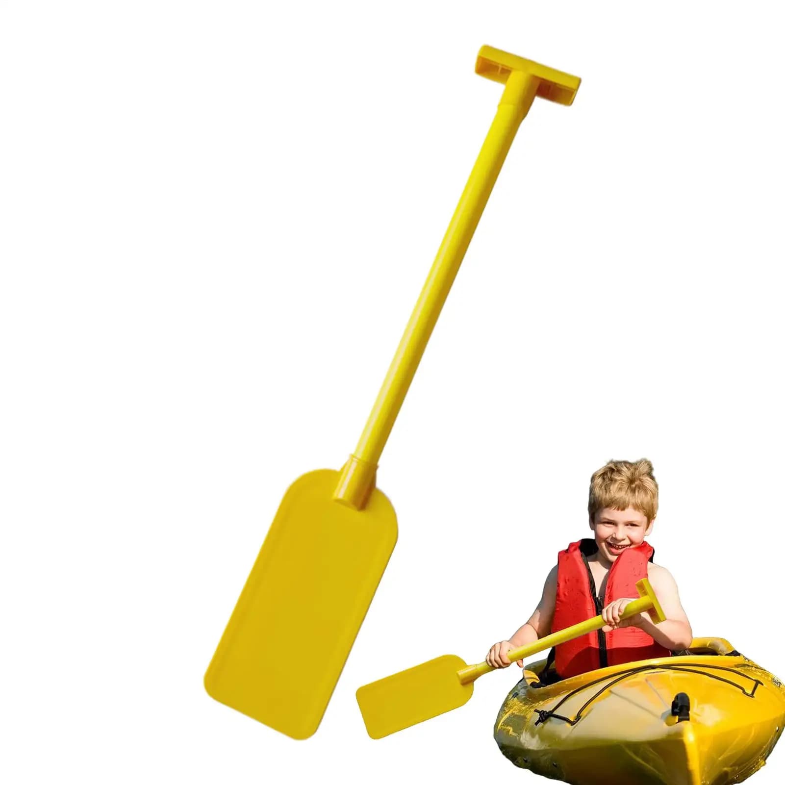 Pagaia per barca da kayak Pagaia galleggiante in PVC ecologica per sport acquatici all'aperto Pagaia per kayak portatile leggera per bambini