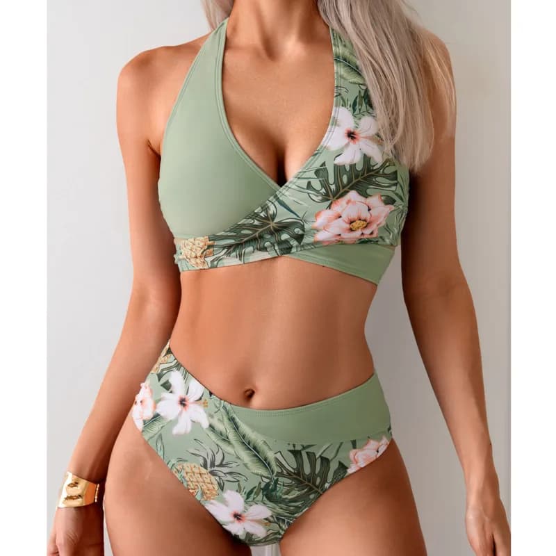 Sexy Floral Bikini 2026 Swimwear Woman Swimwear Push Up Women's Beach Swimwear Brazilian bikini Set Swimming Pool Bagnante