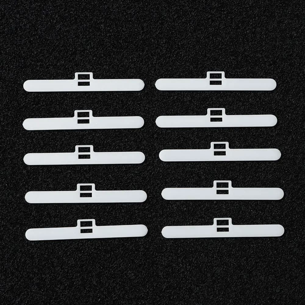 10 pz 82 MILLIMETRI Accessori Per Tende Casa Connettore Lattine di Ricambio Slat Gancio Catena Verticale Tenda Tenda Clip di Riparazione