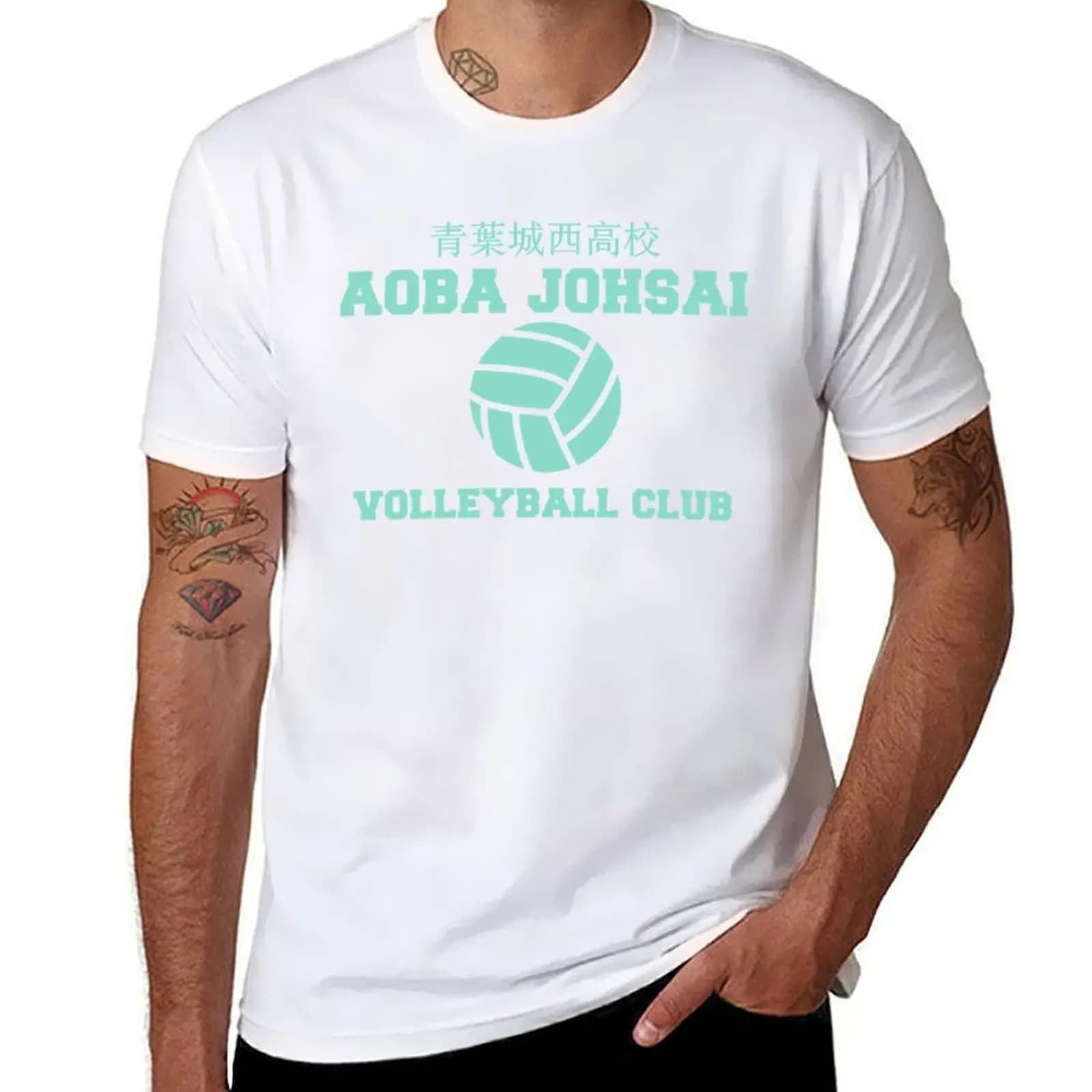 Johsai Aoba Volleyball Club Outdoor Work T-shirt