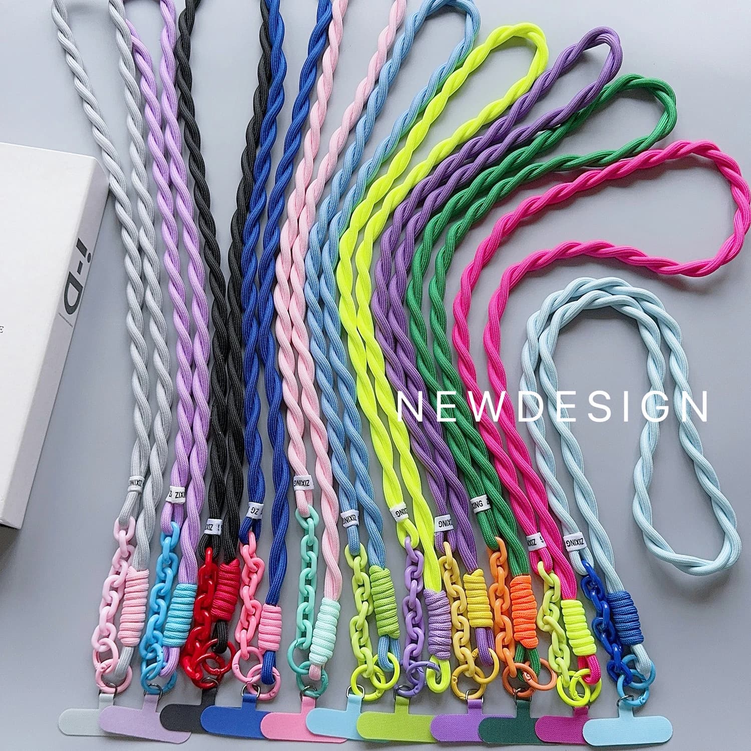 1Pc Long Mobile Phone Strap Portable Crossbody Strap Phone Case Universal With Phone Strap Connection Adjustable Length Lanyard