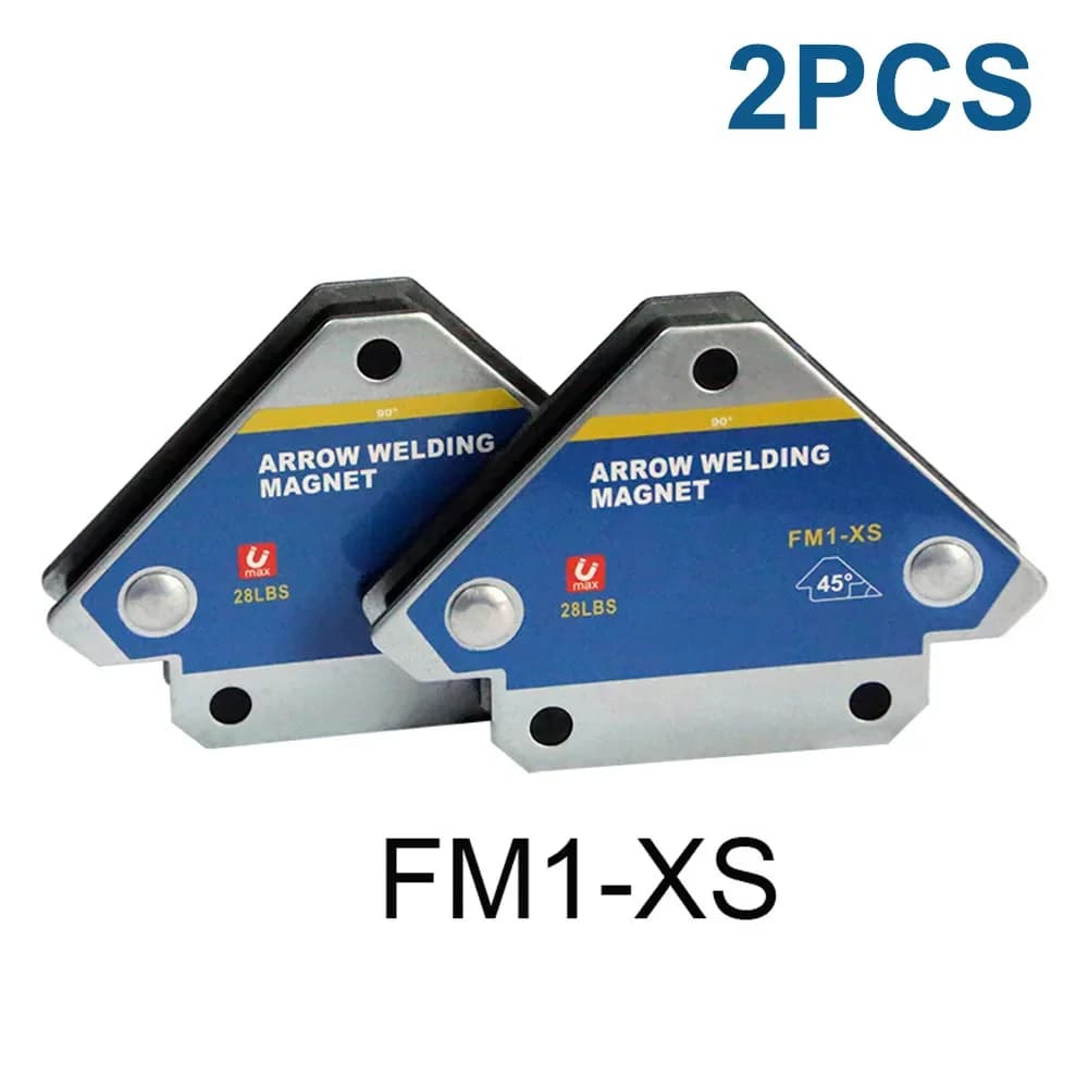 25KG Supporti di saldatura magnetici Fissatore di saldatura Angolo di saldatura Freccia Magnete Posizionatore Ferrite Tenendo Strumenti di localizzazione ausiliari 2 pezzi