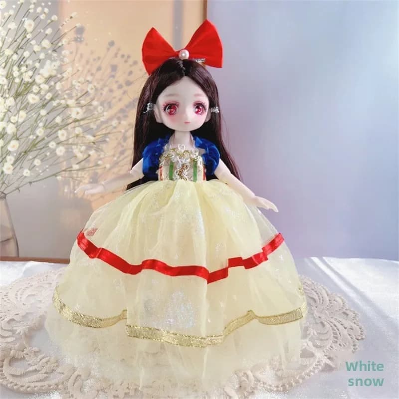 Bambola BJD Giocattolo per bambini Regalo femminile Douyin Stesso stile L'elemento di seconda dimensione 23 cm Volto comico Cielo stellato Occhio Bambola 7 punti