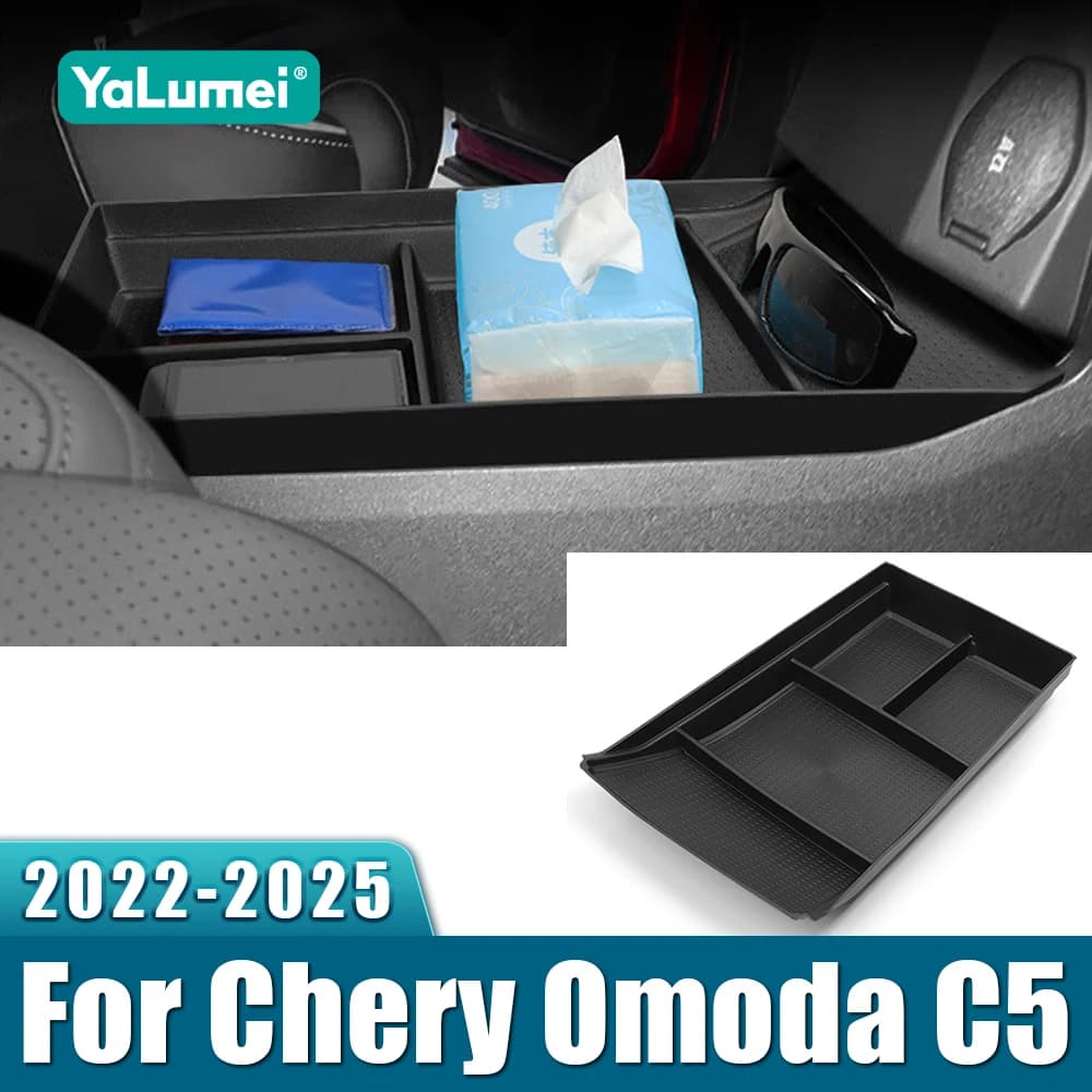 Organizer per Console Centrale Auto, Scatola Portaoggetti per Chery Omoda 5 C5 FX (Versione a Benzina) 2022 2023 2024 2025