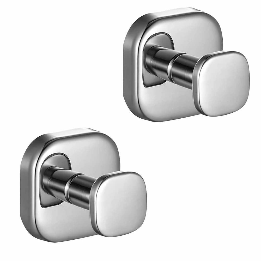 Stainless Steel Suction Cup Hook Wall Mount Hooks Kitchen Bathroom Wall Hanger Towel Clothes Organization Hooks Hardware