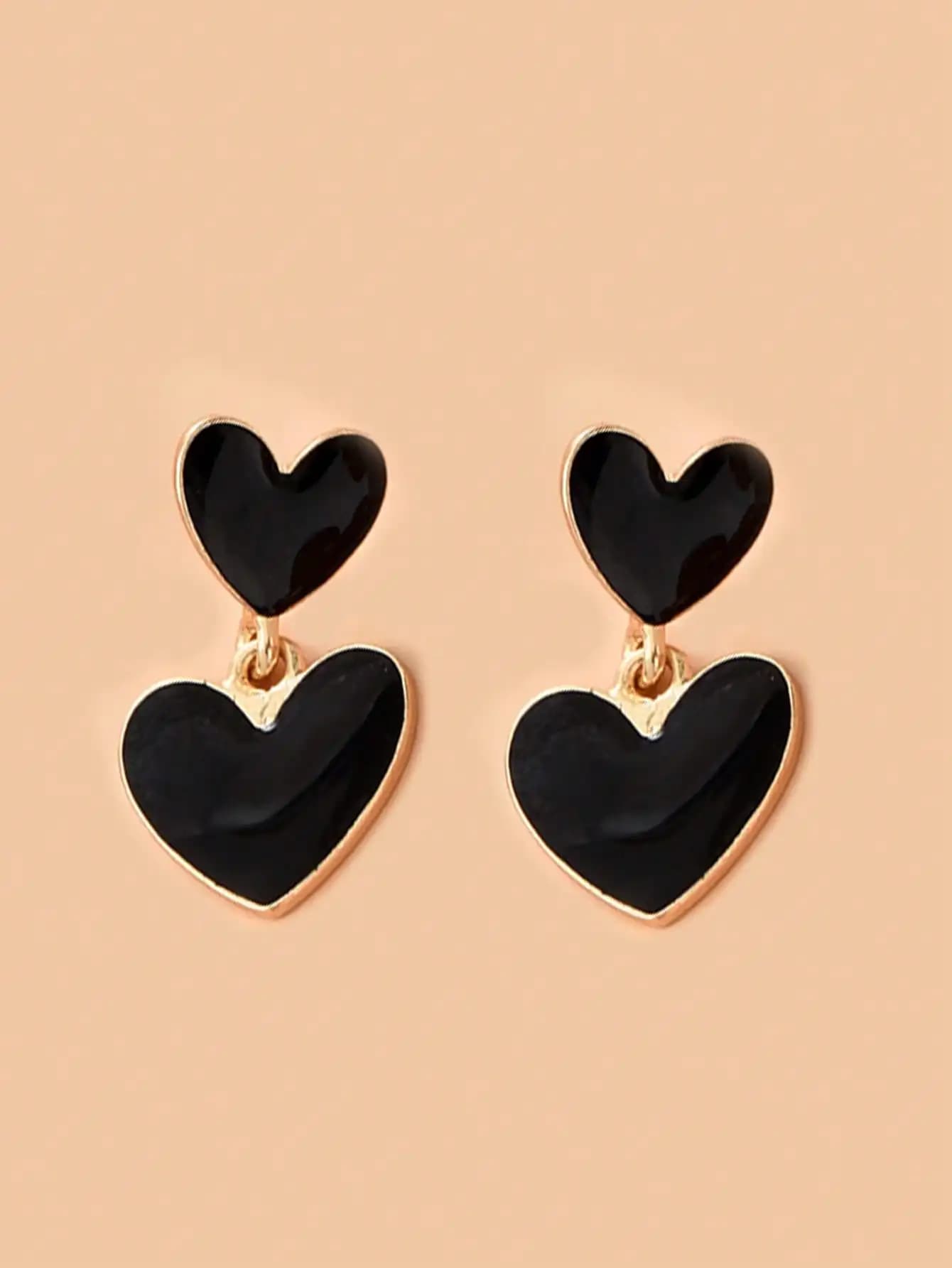 Heart Shaped Drop Earrings for Women Fashion Jewelry Valentine Gift Romantic Style Accessories